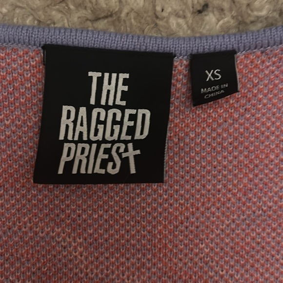 The Ragged Priest relaxed cardigan in mix retro floral - Picture 6 of 7